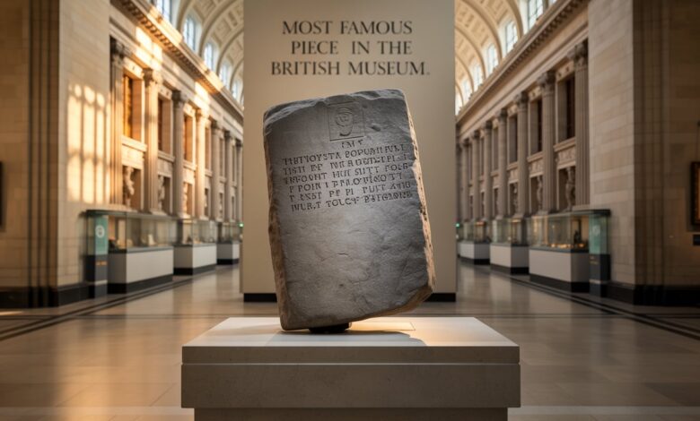 most famous piece in the British Museum