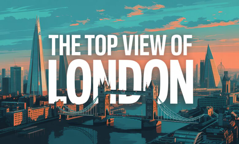 the top view of London