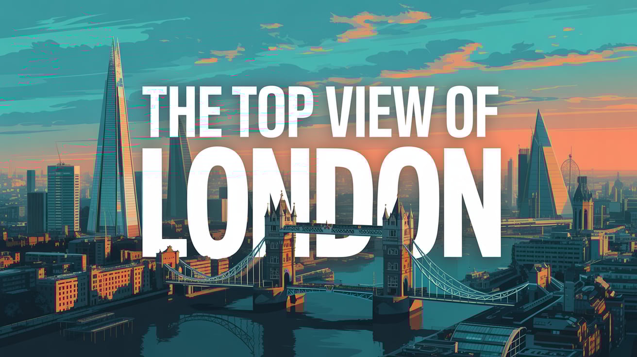 the top view of London