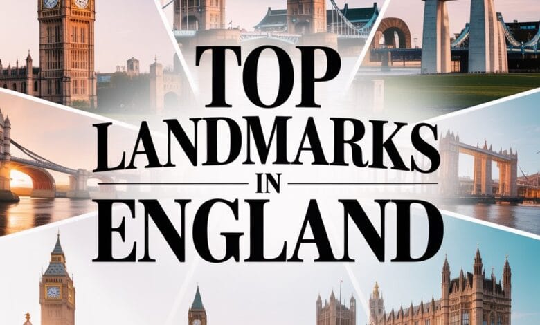 Top landmarks in England